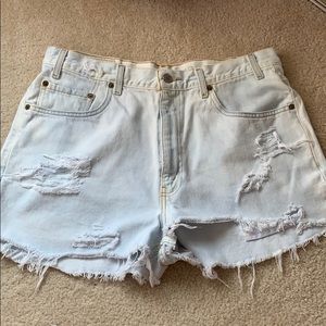 Levi High-Rise Denim Shorts